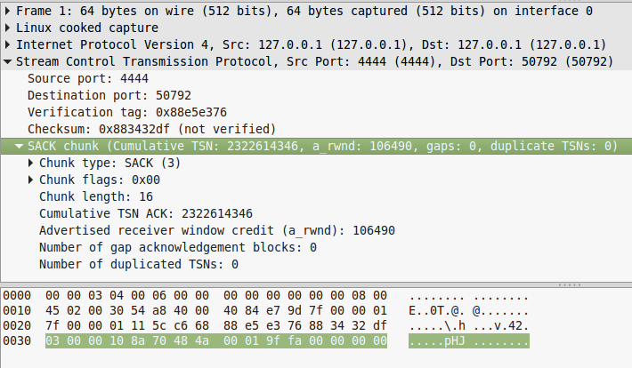 figure 3: sack.pcapng